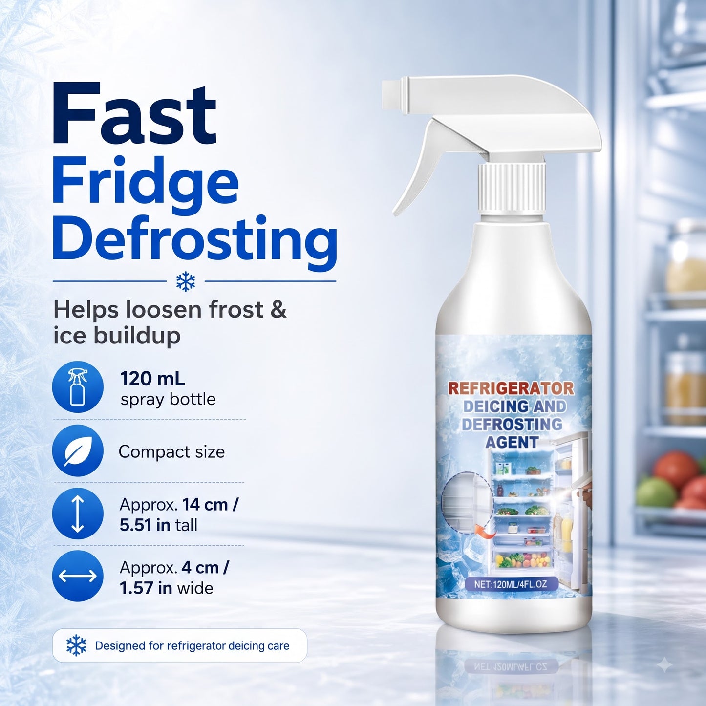 🔥BUY 1 GET 1 FREE 🔥 Defrosting Spray for Refrigerator & Freezer