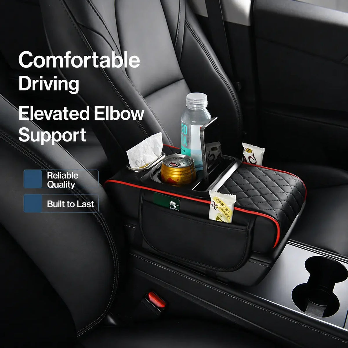 Car Armrest Console Cushion