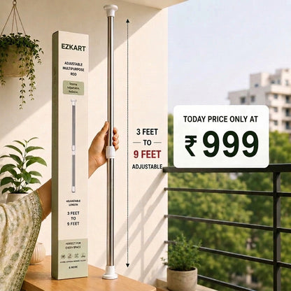 Drill-Free Multifunctional Adjustable Rod