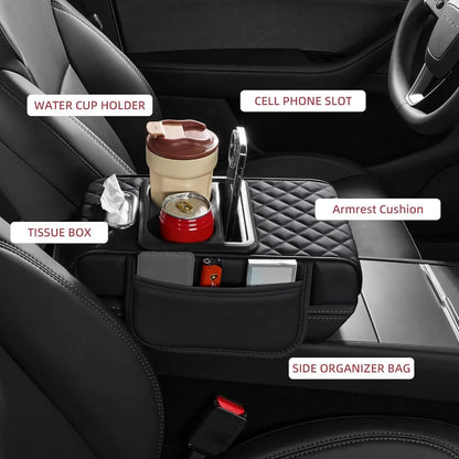 Car Armrest Console Cushion